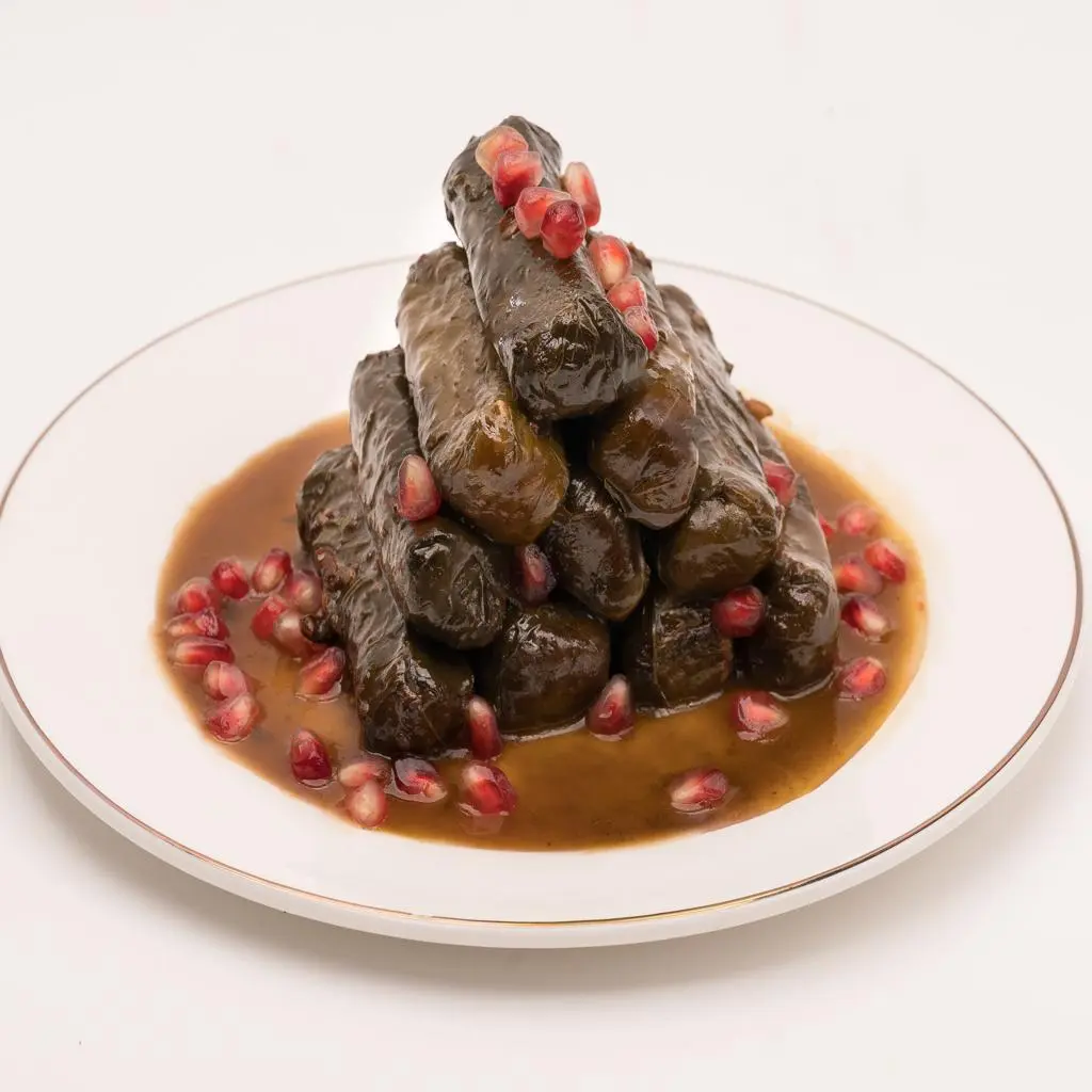 Pomegranate Molasses Grape Leaves